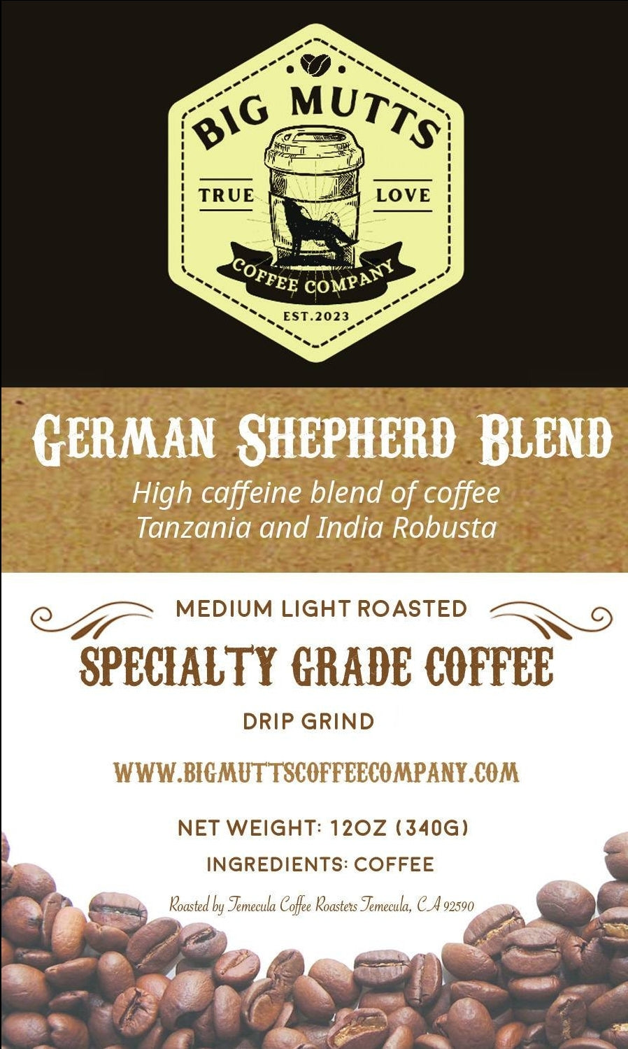 German Shepherd Blend- Light Roast